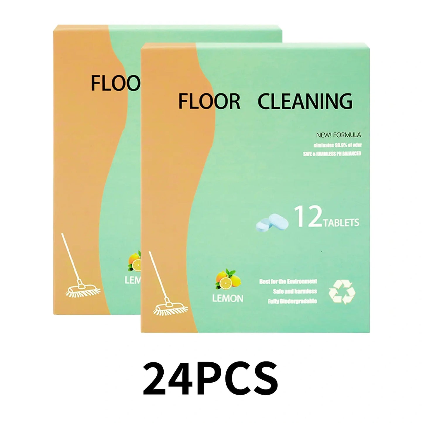 🏡✨Fast-Drying Lemon Floor Cleaning Tablets