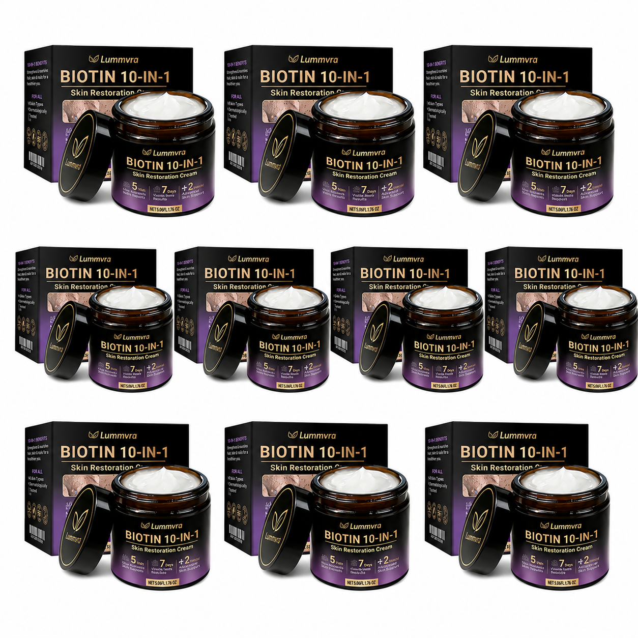 Made and Shipped from Canada ✨Lummvra® Biotin 10-in-1 Skin Restoration Cream