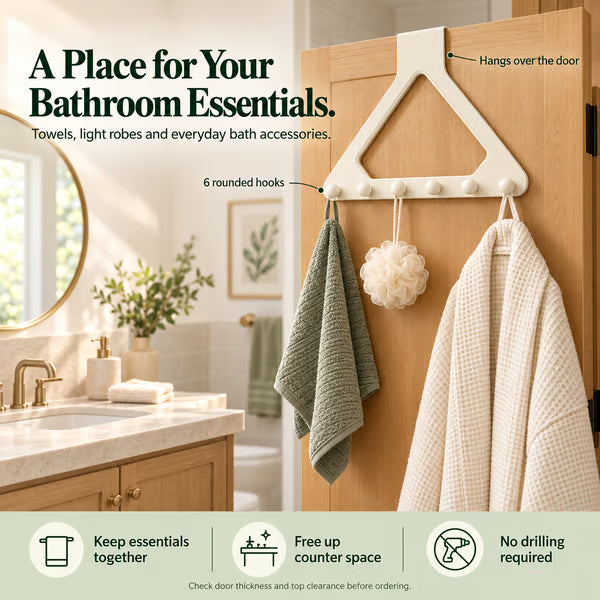Over-the-Door Triangle Hanging Organizer