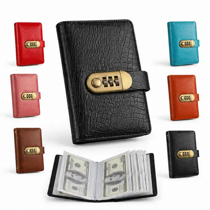 A6 savings notebook,3-Digit Resettable Password Lock