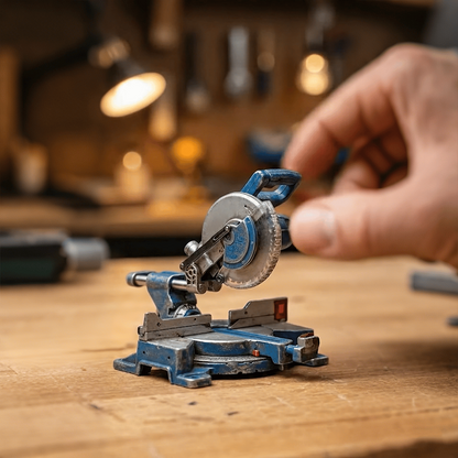 🛠️2-in-1  Mini Grinder Keychain: On-the-Go Smoothing Tool + Tool Enthusiast Collectible