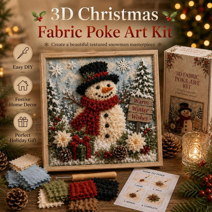 🎁🎅3D Christmas Fabric Stamping Set