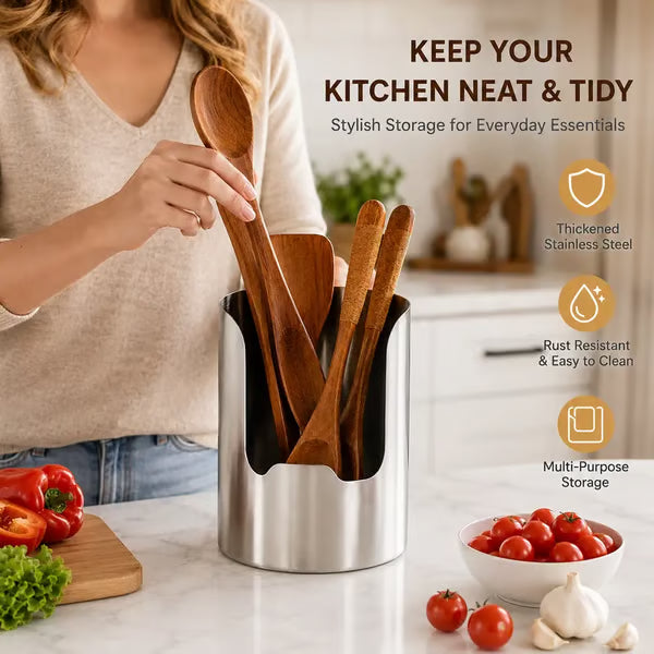 🔥hot-sale🔥Stainless Steel Utensil Organizer