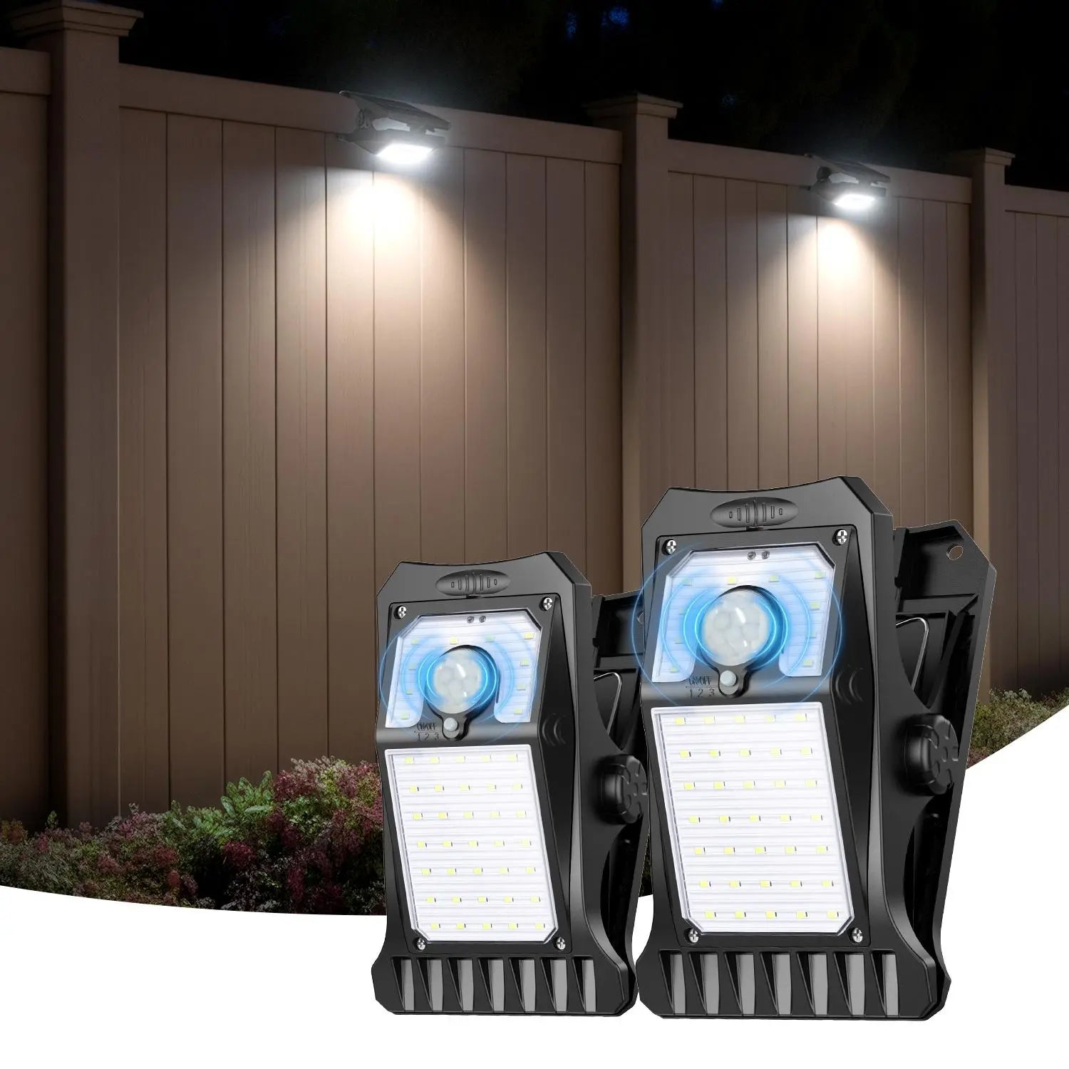 2pcs Cool White Light