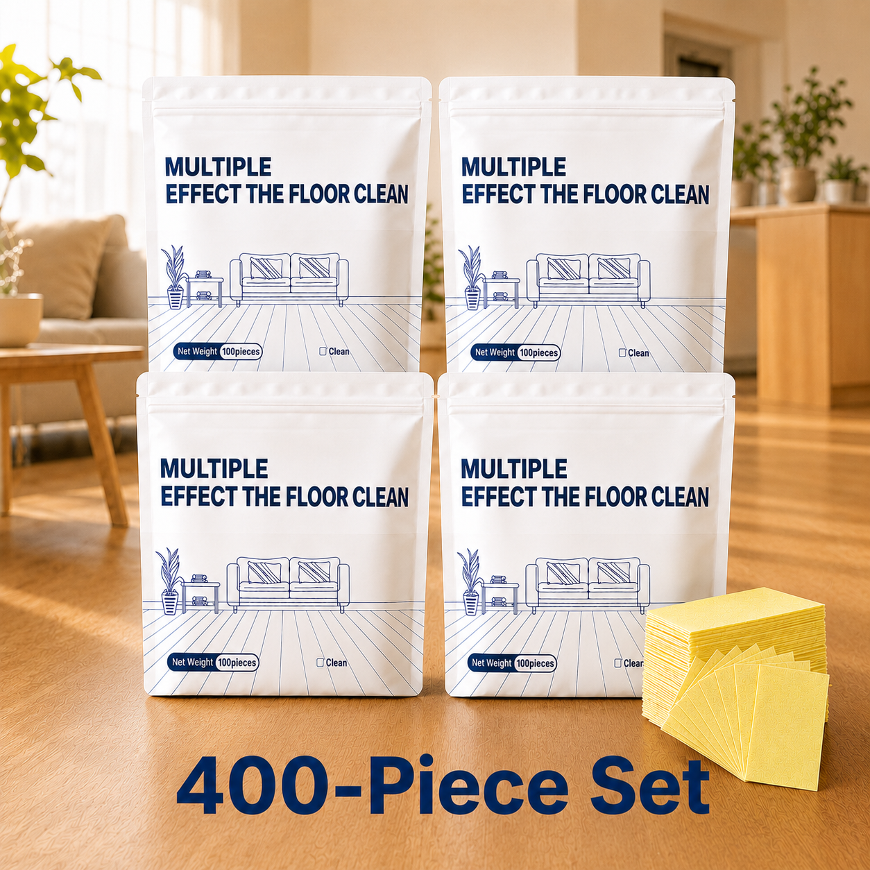 🔥Multi-Surface Floor Cleaning Tablets – Concentrated Cleaner for Hardwood, Tile, Laminate & More