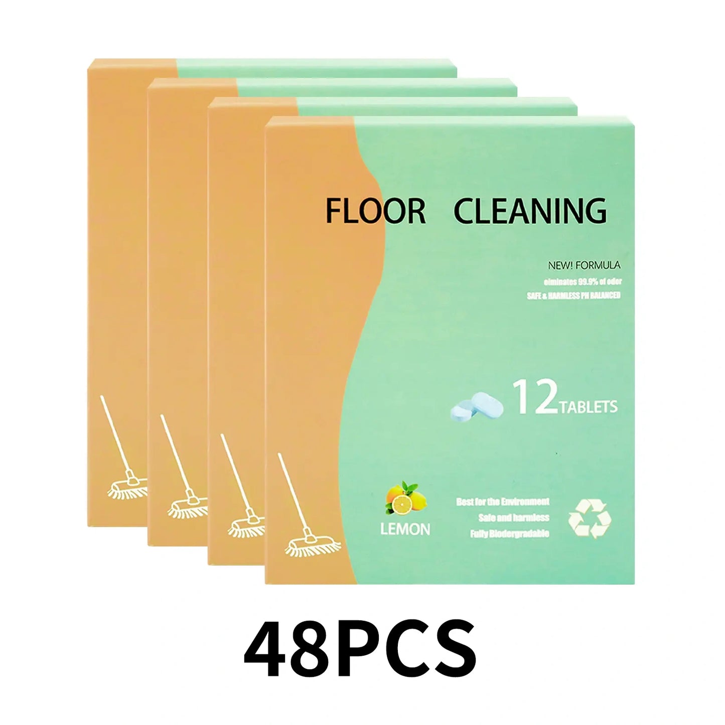 🏡✨Fast-Drying Lemon Floor Cleaning Tablets