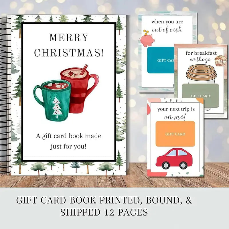 Christmas Gift Card Book