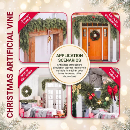 🔥hot-sale🔥6FT Artificial Cedar Christmas Garland