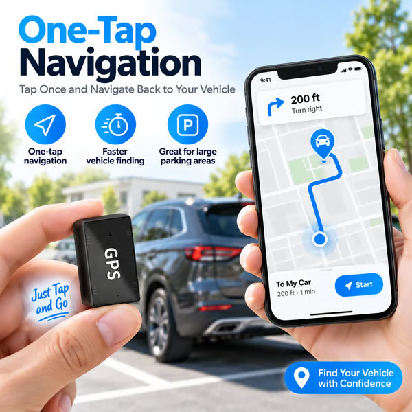 🔥 Portable Mini GPS Tracker with Real-Time Location & Safe-Zone Alerts
