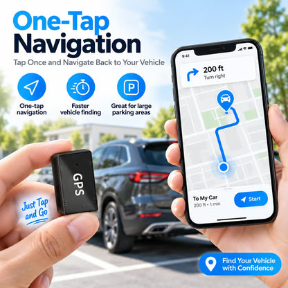 🔥 Portable Mini GPS Tracker with Real-Time Location & Safe-Zone Alerts