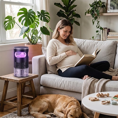 Ultra-Quiet Bionic UV Suction Mosquito Trap