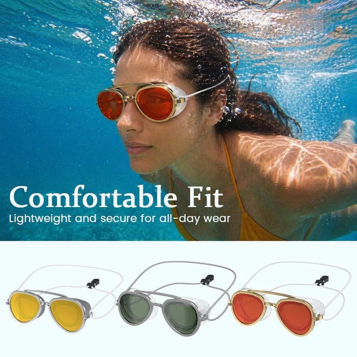 🔥Summer Pool Essentials!😎✨ SummerVibe Reflective Swim Goggles