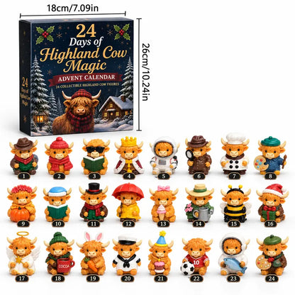 🐮2026 Highland Cow Halloween Countdown Calendar