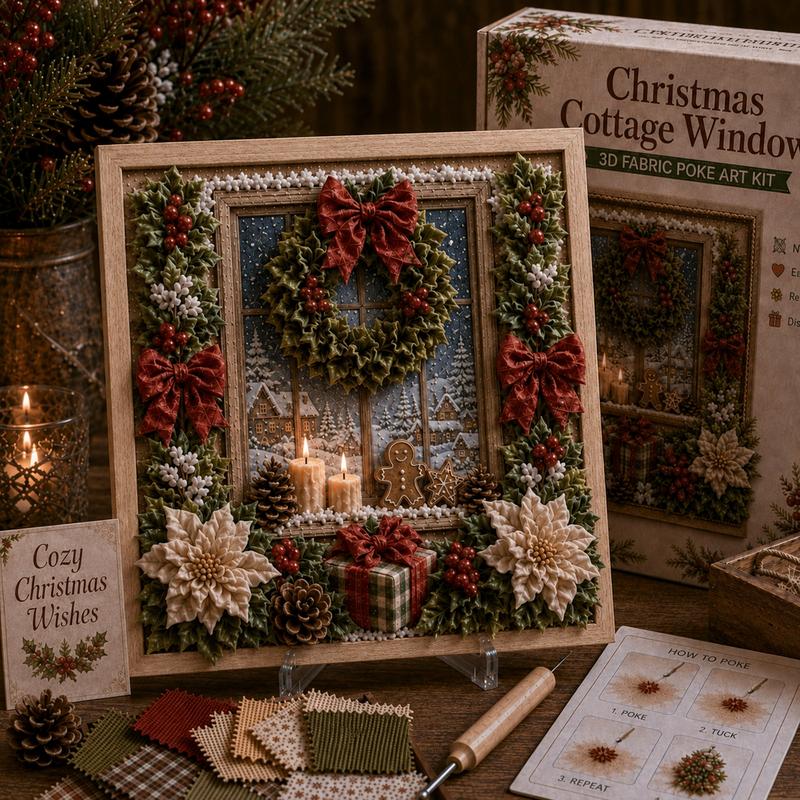 🎁🎅3D Christmas Fabric Stamping Set