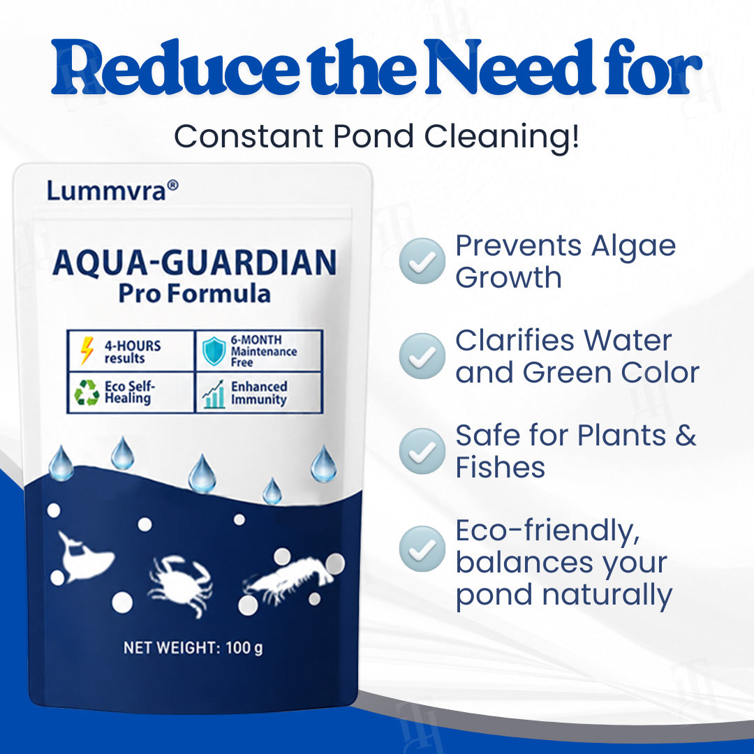 Lummvra® Aqua-Guardian Pro Formula– End Algae Nightmares, Restore Your Pond’s Beauty Fast!