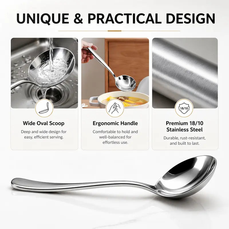 Stainless Steel Spadle Set
