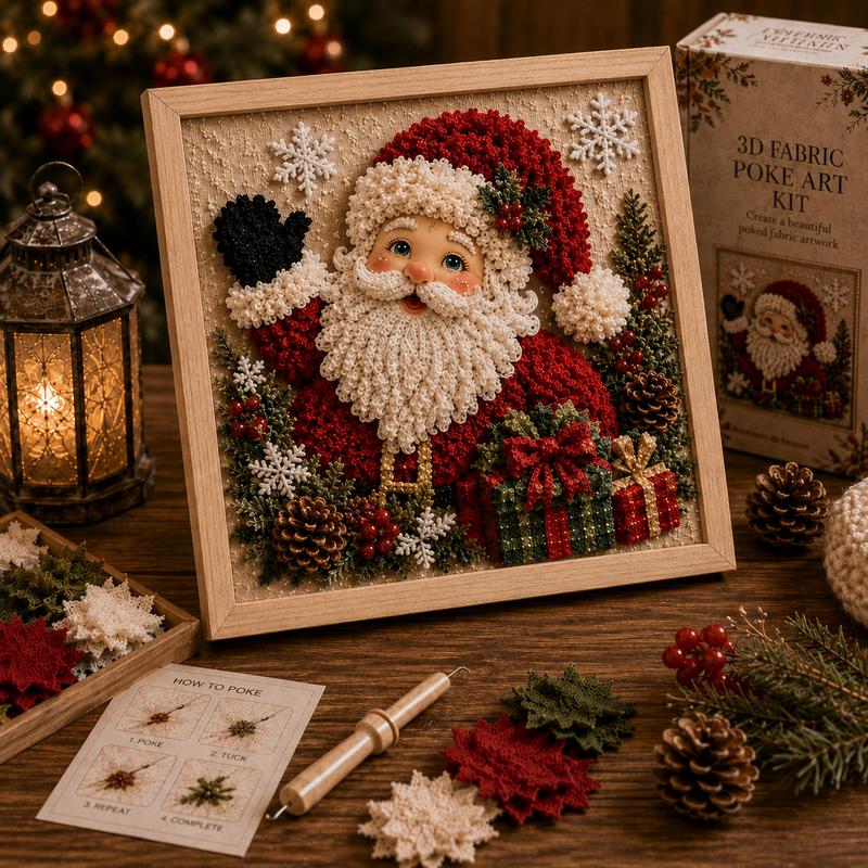 🎁🎅3D Christmas Fabric Stamping Set