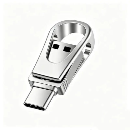 3-in-1 Thumb Drive with Dual USB Connector