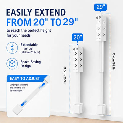 Rotating Wall Outlet Extender