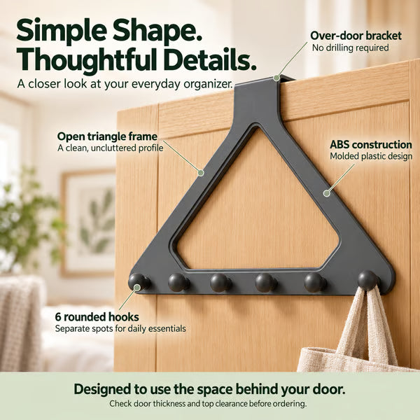 Over-the-Door Triangle Hanging Organizer