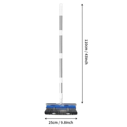 ALL‑in‑1 Liquid Dispensing Floor Scrub Brush with Squeegee