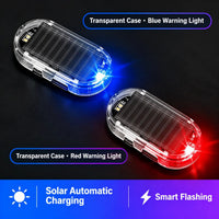 No Alarm Sound【2 Pcs】Matte Red-Blue