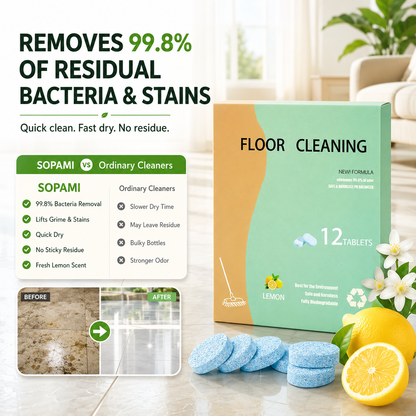 🏡✨Fast-Drying Lemon Floor Cleaning Tablets