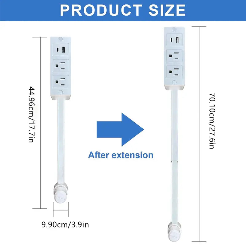 Rotating Wall Outlet Extender