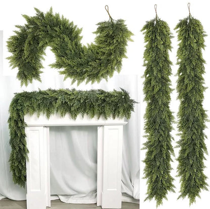 🔥hot-sale🔥6FT Artificial Cedar Christmas Garland