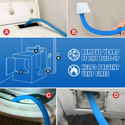 💥LAST DAY SALE 49% OFF💥Dryer Vent Cleaner Kit