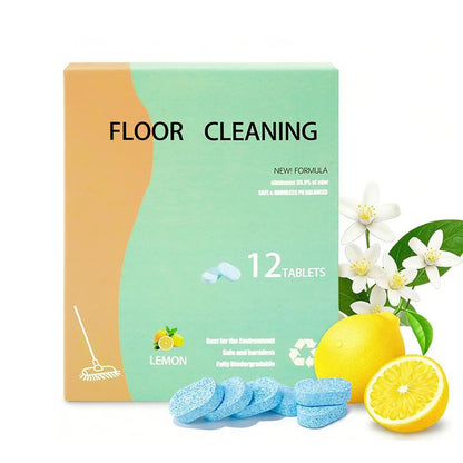 🏡✨Fast-Drying Lemon Floor Cleaning Tablets