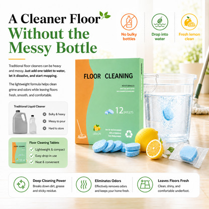 🏡✨Fast-Drying Lemon Floor Cleaning Tablets