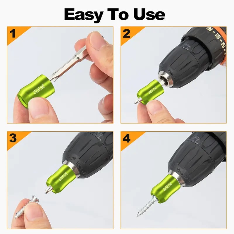 🔧SEESE Strong Magnetic Screw Ring - Never Drop Another Screw Again✨