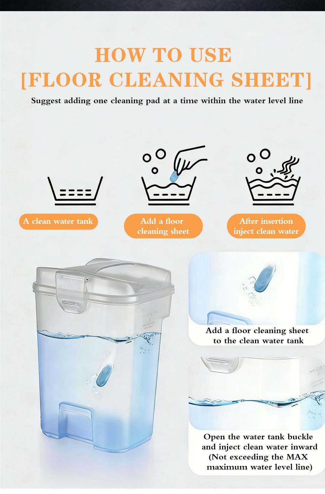 🏡✨Fast-Drying Lemon Floor Cleaning Tablets
