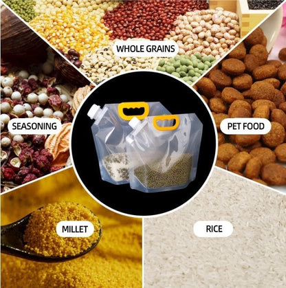 Large Capacity Food Storage Bags – Airtight, Leak-Proof & BPA-Free