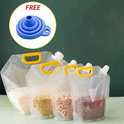 Large Capacity Food Storage Bags – Airtight, Leak-Proof & BPA-Free